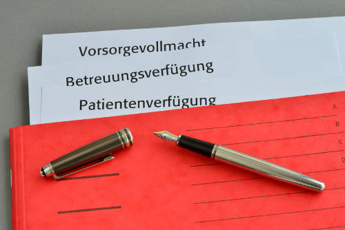 Vorsorge Patientenverfügung Vollmacht